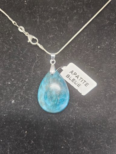 Pendentif  Apatite et argent 925