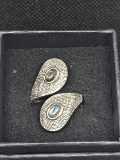 Bague argent et labradorite